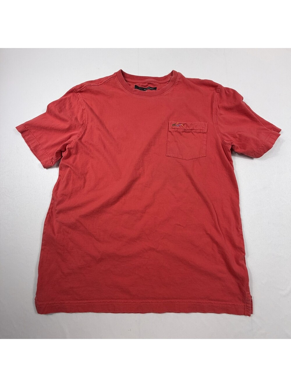 Greg Norman Men's Red Short Sleeve Pocket T-Shirt Medium